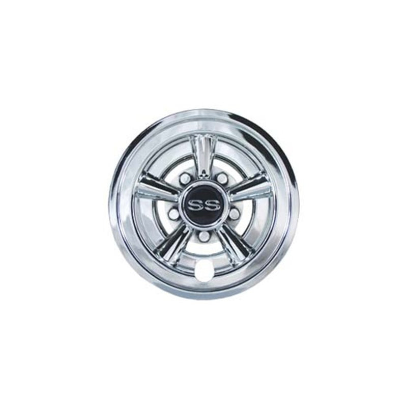 GOLF CART SS WHEEL COVERS HUB CAPS YAMAHA CLUB CAR EZ-GO PAR CAR 8" (Set of 4)