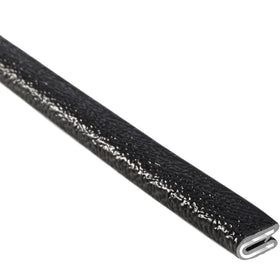 Trim-Lok Edge Trim – Flexible, PVC Plastic Edge Protector for Sharp and Rough Surfaces – Easy Install, Push-On Edge Guard for Cars, Boats, Machinery, and More – Fits 1/16” Edge, 3/8” Leg Length, Single Gripping Finger, 25' Length