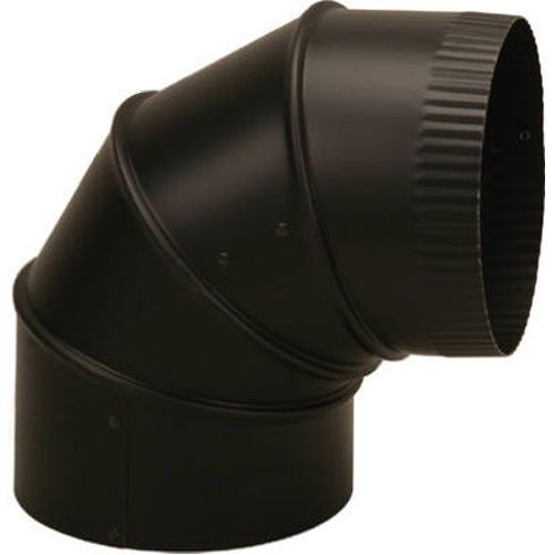 UNITED STATES HDW BM0013 5" Adjustable Elbow, Black