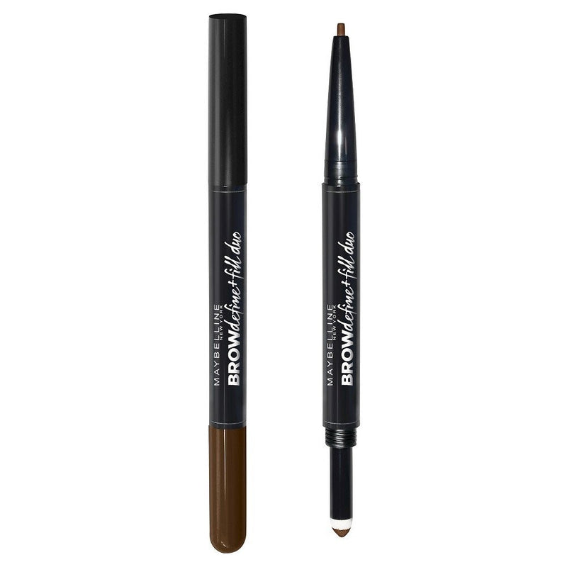 Maybelline Brow Define  Fill Duo Makeup, Deep Brown, 0.021 oz.