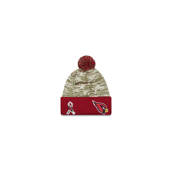NFL 2015 Men's Salute to Service Knit Hat (OSFM, Arizona Cardinals)
