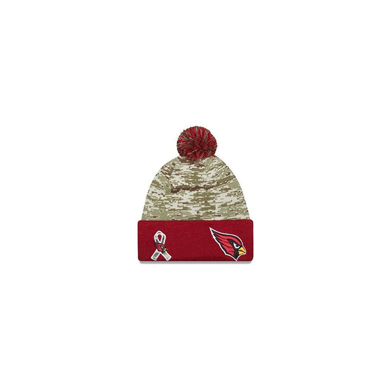 NFL 2015 Men's Salute to Service Knit Hat (OSFM, Arizona Cardinals)