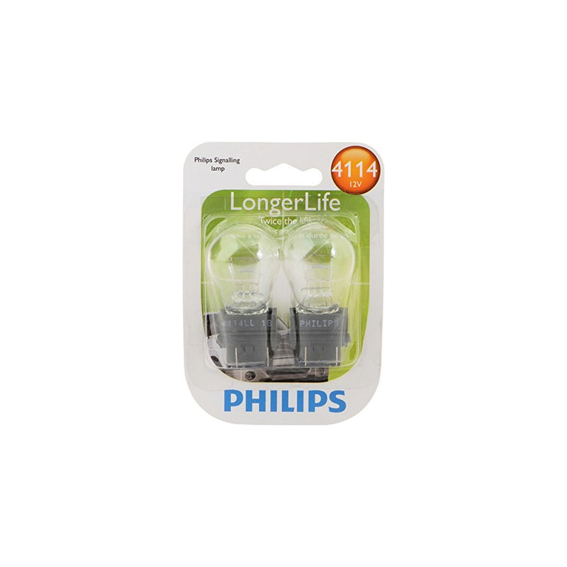 Philips 4114LLB2 4114 LongerLife Miniature Bulb, 2 Pack