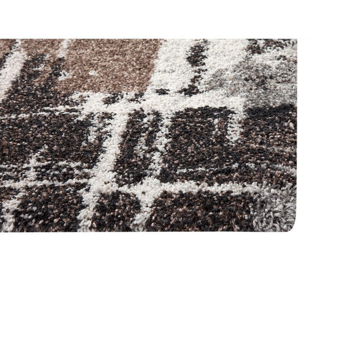 Contemporary Style Thick And Plush Area Rug With Fine lines, Multicolor