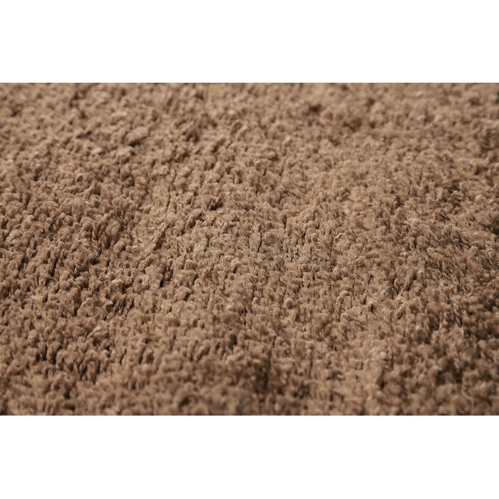 Contemporary Area Rug In Polypropylene-frieze and Jute Mesh Backing, Brown