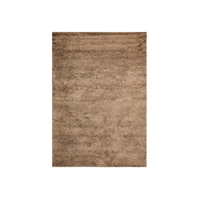 Contemporary Area Rug In Polypropylene-frieze and Jute Mesh Backing, Brown