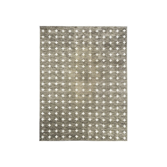 Modern Nylon Area Rug With Latex Backing, Small, Beige and Light gray