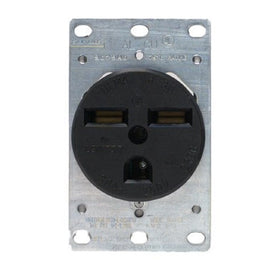 Leviton 800-5372-8K 30 Amp Flush Mount Dryer Receptacle