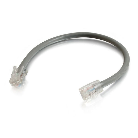 C2G/Cables to Go 22702 Cat5E Non-Booted Unshielded (UTP) Network Patch Cable, Gray (25 Feet/7.62 Meters)