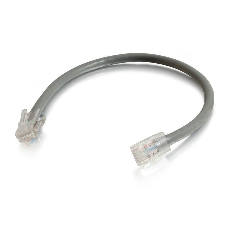 C2G/Cables to Go 22702 Cat5E Non-Booted Unshielded (UTP) Network Patch Cable, Gray (25 Feet/7.62 Meters)