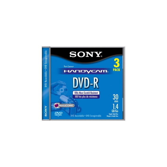 Sony 8cm DVD-R with Hangtab (3 Pack)