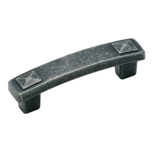Amerock BP4428-WI Forgings Pyramid 3-Inch Pull, Wrought Iron