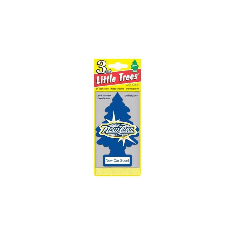 Car Freshener 32089 Little Tree Air Freshener New Car, 3 ct