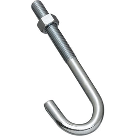 National Hardware N232-975 2195BC J Bolt Zinc plated, 1/2" x 6"