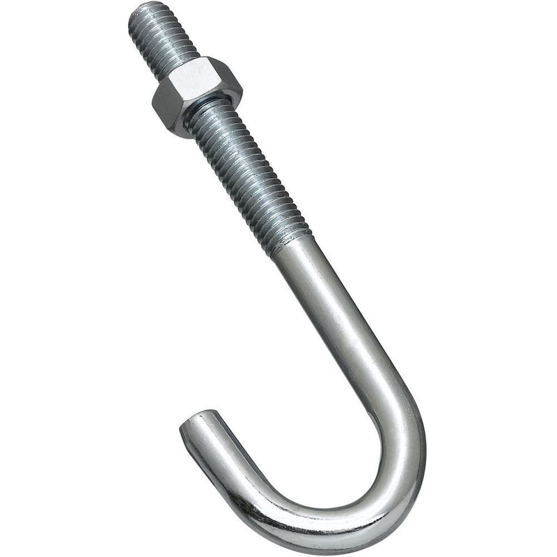 National Hardware N232-975 2195BC J Bolt Zinc plated, 1/2" x 6"