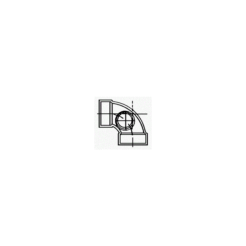 ELBOW SIDE INLET 3X3X2 by CHARLOTTE MfrPartNo PVC00300S0800HA