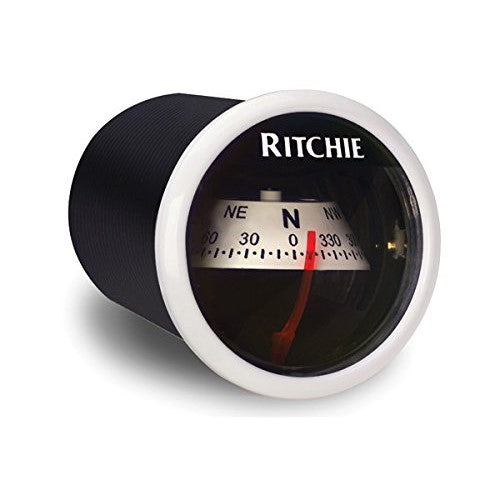Ritchie Navigation X-21WW 2" White Dash Mount Compass