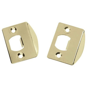Belwith Products 1065 Lip Strike, Full Brass, 2-Pack