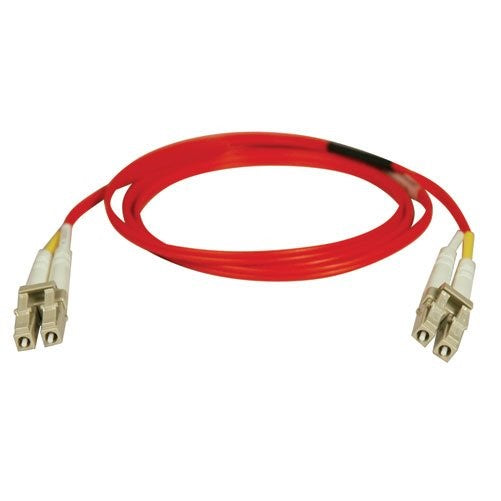 Tripp Lite Duplex Multimode 62.5/125 Fiber Patch Cable (LC/LC) - Red, 10M (33-ft.)(N320-10M-RD)