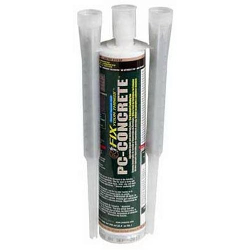 PC Products 72561 PC-Concrete Two-Part Epoxy Adhesive Paste for Anchoring and Crack Repair, 8.6 oz Cartridge, Gray