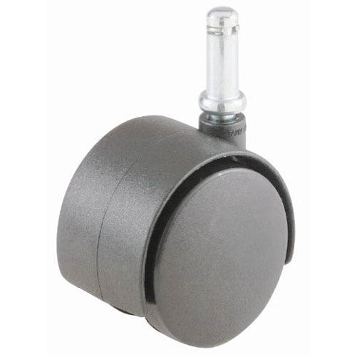 Shepherd Hardware 9673 2-Inch Office Chair Caster, Twin Wheel, 3/8-Inch Stem Diameter, 75-lb Load Capacity