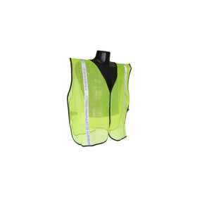 Radians SVG1 2 Extra Large to 5 Extra Large Non Rated Safety Vest with One Inch Tape, Green Mesh