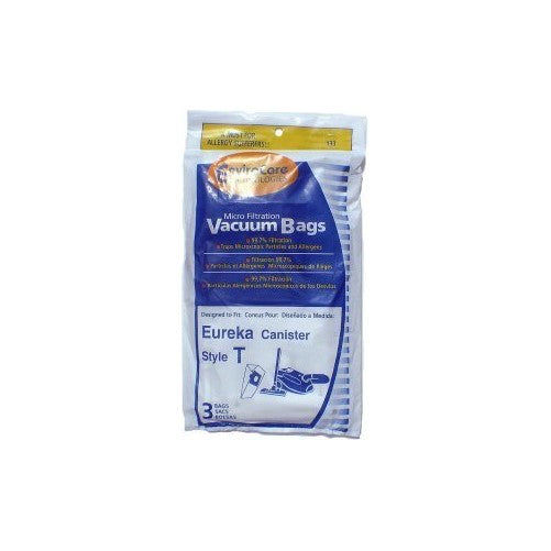 Eureka Style T Vacuum Bags (3 Pack) By Envirocare