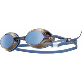 TYR Velocity Racing Metallized Goggle (Metallized Ice Blue)