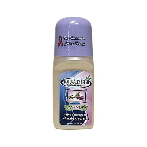 Naturally Fresh Deodorant Crystal Roll-On Deodorant, Lavender - 3 oz