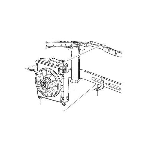 Mopar 6800 4163AB, A/C Condenser Fan Motor