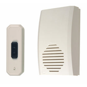 Safety Technology International STI-32500 Wireless Chime - Doorbell Button, Musical Entrance Alert Announces Guests or Customers