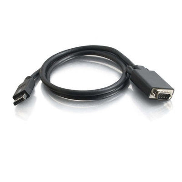 C2G/Cables to Go 54186 DisplayPort Male to VGA Male Active Adapter Cable (3 Feet, Black)