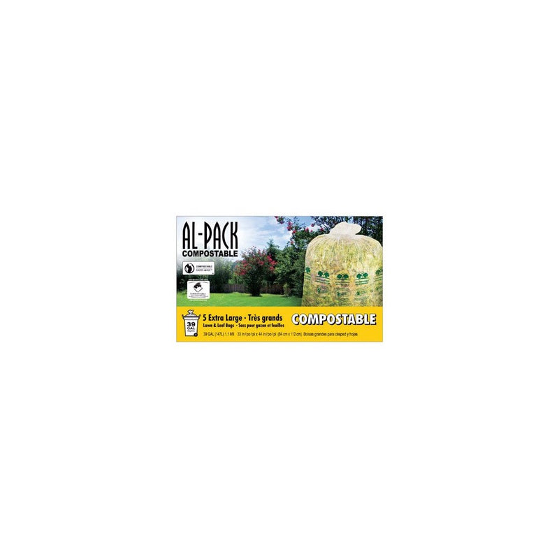 TRASH BAG COMPOSTBLE 39G by AL-PACK MfrPartNo P-RGBC3344COMP