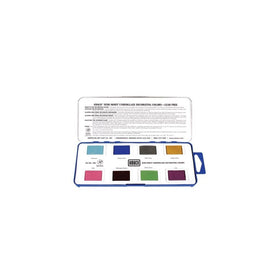 AMACO Non-Toxic Semi-Moist Underglaze Set - B in Pan, 1.5 oz, Assorted Color, Set of 8