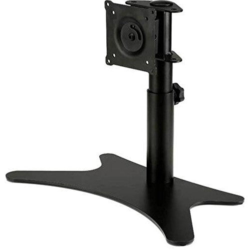 DoubleSight Single Monitor Flex Stand Fully Adjustable Height Tilt Pivot Free Standing, VESA 75mm/100mm, up to 32" Monitor