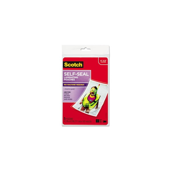 3M Laminating Pouches (4" X 6") 5 Per Package