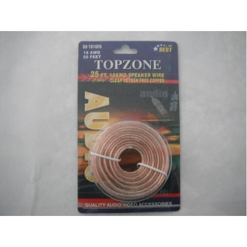 25 Ft. 18 AWG Speaker Wire