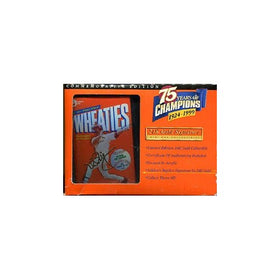 Mark McGwire 24K Gold Signature Mini Wheaties Box