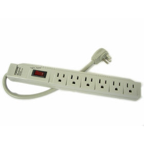 6 Outlet Power Electrical Wall Plug Socket Surge Protector Strip Switch Adapter
