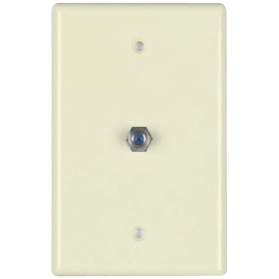 Datacomm 32-2024-IV 2.4 GHz Coax Wall Plate (Ivory)