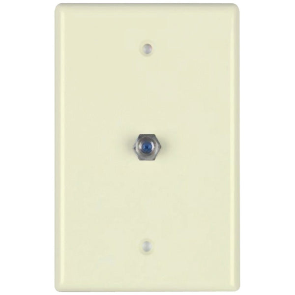 Datacomm 32-2024-IV 2.4 GHz Coax Wall Plate (Ivory)