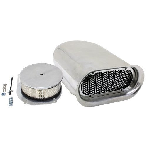 SINGLE 4 BARREL HOOD SCOOP, HILBORN STYLE, SMOOTH