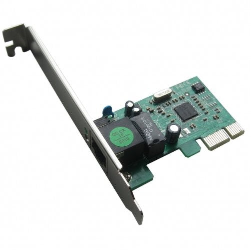 HiRO H50218 10/100/1000 Internal PCI Express PCIe PCI-E x1 Gigabit Ethernet Card RoHS Windows 10 8.1 8 7 Vista XP 32-bit 64-bit