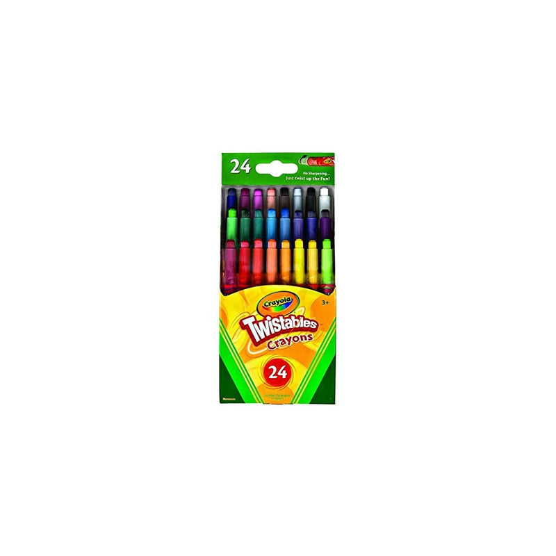 Crayola Twistables Mini Crayons 24 ea (Pack of 6)