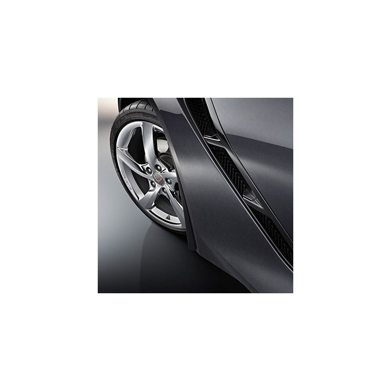 Performance Corvettes Corvette C7 Stingray OEM GM Front Fender Molded Splash Guards Black
