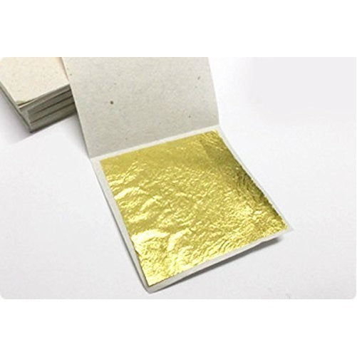 20 Gold Leaf Sheets Gold Leaf Sheets 999/1000 Real Gold super Quality