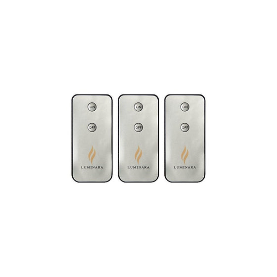 Luminara LED Flameless Candle Remote Control (3-Pack)