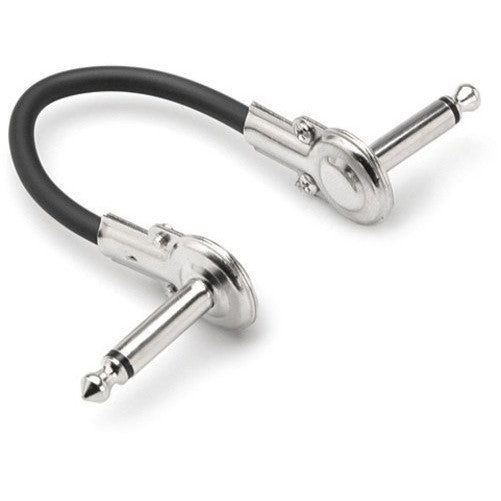 Hosa IRG-100.5 Low-Profile Right-Angle Guitar Patch Cable, 6 inch