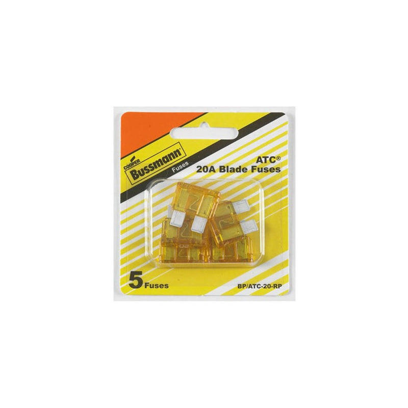 Bussmann (BP/ATC-20-RP) ATC Automotive Fuse, (Pack of 5)