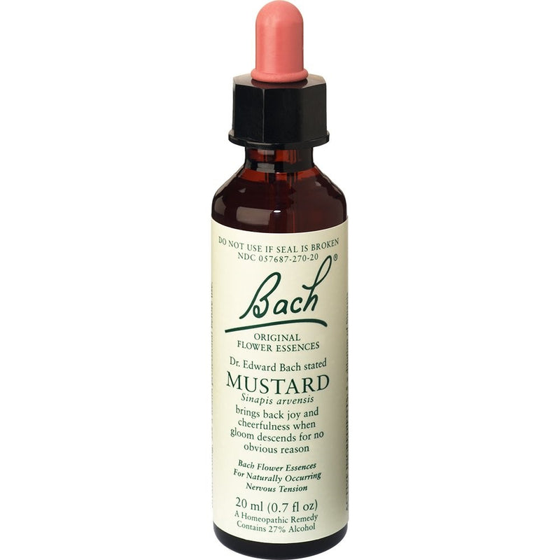 Bach Original Flower Remedies Supplement, Mustard, 20 ml, 0.7 Fluid Ounce